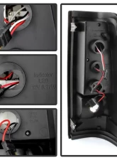 Xtune LED Tail Lights With Black Lens Chevrolet Silverado 2003-2007                                     - ALT-ON-CS03-LED-BK - Image 3
