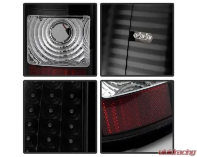 Xtune LED Tail Lights With Black Lens Chevrolet Silverado 2003-2007 - ALT-ON-CS03-LED-BK