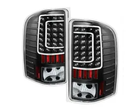 Xtune LED Tail Lights With Black Lens Chevrolet Silverado | GMC Sierra 2007-2014