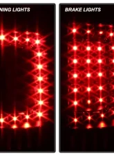 Xtune LED Tail Lights With Black Lens Chevrolet Silverado | GMC Sierra 2007-2014                                     - ALT-ON-CS07-LED-BK - Image 6