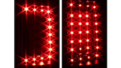 Xtune LED Tail Lights With Black Lens Chevrolet Silverado | GMC Sierra 2007-2014                                     - ALT-ON-CS07-LED-BK - Image 6