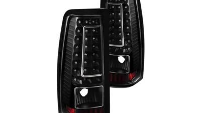 Xtune Version 2 LED Tail Lights With Black Lens Chevrolet Silverado | GMC Sierra 1999-2007                                     - ALT-ON-CS99-G2-LED-BK - Image 7