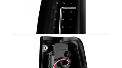 Xtune Version 2 LED Tail Lights With Black Lens Chevrolet Silverado | GMC Sierra 1999-2007                                     - ALT-ON-CS99-G2-LED-BK - Image 3