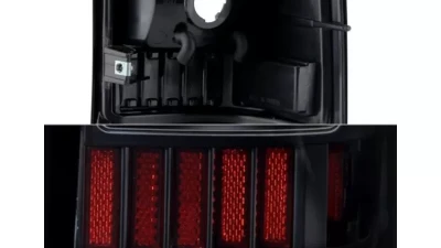 Xtune Version 2 LED Tail Lights With Black Lens Chevrolet Silverado | GMC Sierra 1999-2007                                     - ALT-ON-CS99-G2-LED-BK - Image 4