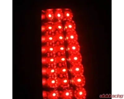 Xtune Version 2 LED Tail Lights With Black Lens Chevrolet Silverado | GMC Sierra 1999-2007 - ALT-ON-CS99-G2-LED-BK