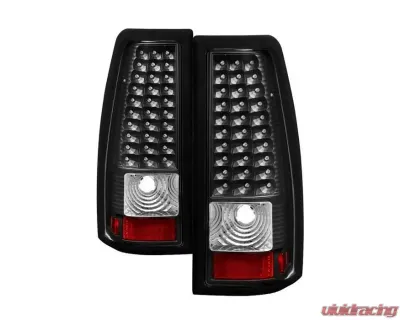 Xtune LED Tail Lights With Black Lens Chevrolet Silverado | GMC Sierra 1999-2007 - ALT-ON-CS99-LED-BK