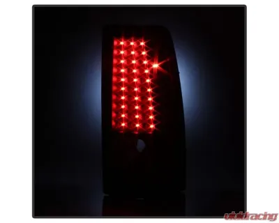 Xtune LED Tail Lights With Black Lens Chevrolet Silverado | GMC Sierra 1999-2007 - ALT-ON-CS99-LED-BK