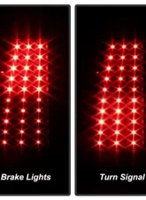 Xtune LED Tail Lights With Black Lens Chevrolet Silverado | GMC Sierra 1999-2007                                     - ALT-ON-CS99-LED-BK - Image 10