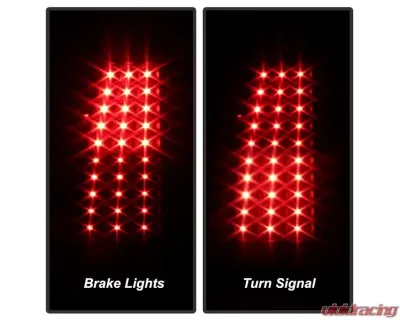 Xtune LED Tail Lights With Black Lens Chevrolet Silverado | GMC Sierra 1999-2007 - ALT-ON-CS99-LED-BK