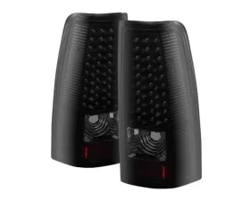 Xtune LED Tail Lights With Black Smoke Lens Chevrolet Silverado | GMC Sierra 1999-2007