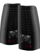 Xtune LED Tail Lights With Black Smoke Lens Chevrolet Silverado | GMC Sierra 1999-2007                                     - ALT-ON-CS99-LED-BSM - Image 5