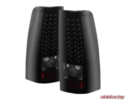 Xtune LED Tail Lights With Black Smoke Lens Chevrolet Silverado | GMC Sierra 1999-2007 - ALT-ON-CS99-LED-BSM