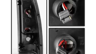 Xtune LED Tail Lights With Black Smoke Lens Chevrolet Silverado | GMC Sierra 1999-2007                                     - ALT-ON-CS99-LED-BSM - Image 3