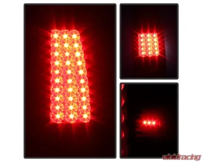 Xtune LED Tail Lights With Black Smoke Lens Chevrolet Silverado | GMC Sierra 1999-2007 - ALT-ON-CS99-LED-BSM