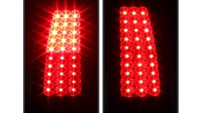 Xtune LED Tail Lights With Black Smoke Lens Chevrolet Silverado | GMC Sierra 1999-2007                                     - ALT-ON-CS99-LED-BSM - Image 5