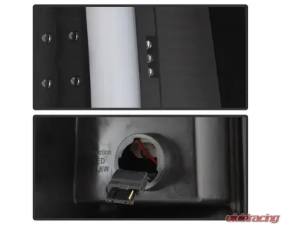 Xtune Version 3 Light Bar LED Tail Lights With Black Lens Chevrolet Silverado | GMC Sierra 1999-2007 - ALT-ON-CS99V3-LBLED-BK