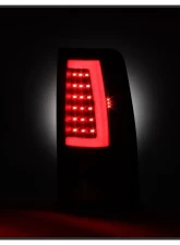 Xtune Version 3 Light Bar LED Tail Lights With Black Lens Chevrolet Silverado | GMC Sierra 1999-2007                                     - ALT-ON-CS99V3-LBLED-BK - Image 7