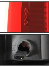 Xtune Version 3 Light Bar LED Tail Lights With Red Clear Lens Chevrolet Silverado | GMC Sierra 1999-2007                                     - ALT-ON-CS99V3-LBLED-RC - Image 5