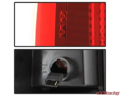 Xtune Version 3 Light Bar LED Tail Lights With Red Clear Lens Chevrolet Silverado | GMC Sierra 1999-2007 - ALT-ON-CS99V3-LBLED-RC