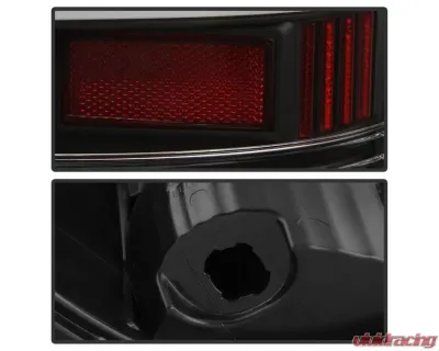 Xtune LED Tail Lights With Black Lens Ram 1500 | 2500 | 3500 2013-2018 - ALT-ON-DRAM13V2-LBLED-BK