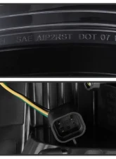 Xtune LED Tail Lights With Black Lens Ram 1500 | 2500 | 3500 2013-2018                                     - ALT-ON-DRAM13V2-LBLED-BK - Image 5