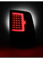 Xtune LED Tail Lights With Black Lens Ram 1500 | 2500 | 3500 2013-2018                                     - ALT-ON-DRAM13V2-LBLED-BK - Image 7