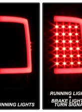 Xtune LED Tail Lights With Black Lens Ram 1500 | 2500 | 3500 2013-2018                                     - ALT-ON-DRAM13V2-LBLED-BK - Image 9