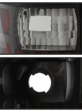 Xtune Euro Style Tail Lights With Black Lens Dodge Ram 1500 | 2500 | 3500 1994-2001                                     - ALT-ON-DRAM94-BK - Image 4
