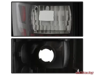 Xtune Euro Style Tail Lights With Black Lens Dodge Ram 1500 | 2500 | 3500 1994-2001 - ALT-ON-DRAM94-BK