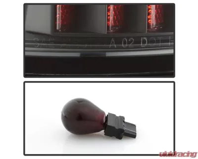 Xtune Euro Style Tail Lights With Black Lens Dodge Ram 1500 | 2500 | 3500 1994-2001 - ALT-ON-DRAM94-BK