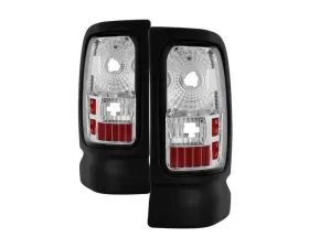 Xtune Euro Style Tail Lights With Chrome Lens Dodge Ram 1500 | 2500 | 3500 1994-2001