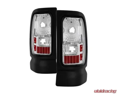 Xtune Euro Style Tail Lights With Chrome Lens Dodge Ram 1500 | 2500 | 3500 1994-2001 - ALT-ON-DRAM94-C