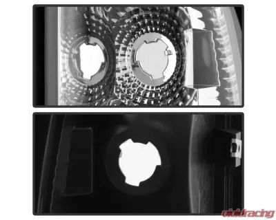 Xtune Euro Style Tail Lights With Chrome Lens Dodge Ram 1500 | 2500 | 3500 1994-2001 - ALT-ON-DRAM94-C