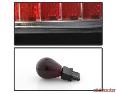Xtune Euro Style Tail Lights With Chrome Lens Dodge Ram 1500 | 2500 | 3500 1994-2001 - ALT-ON-DRAM94-C