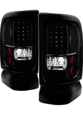 Xtune C-Shape LED Tail Lights With Black Lens Dodge Ram 1500 | 2500 | 3500 1994-2002                                     - ALT-ON-DRAM94-G2-LED-BK - Image 6