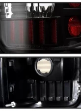Xtune C-Shape LED Tail Lights With Black Lens Dodge Ram 1500 | 2500 | 3500 1994-2002                                     - ALT-ON-DRAM94-G2-LED-BK - Image 4