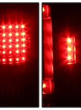 Xtune C-Shape LED Tail Lights With Black Lens Dodge Ram 1500 | 2500 | 3500 1994-2002                                     - ALT-ON-DRAM94-G2-LED-BK - Image 5