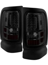 Xtune C-Shape LED Tail Lights With Smoke Lens Dodge Ram 1500 | 2500 | 3500 1994-2002                                     - ALT-ON-DRAM94-G2-LED-SM - Image 6