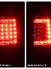 Xtune C-Shape LED Tail Lights With Smoke Lens Dodge Ram 1500 | 2500 | 3500 1994-2002                                     - ALT-ON-DRAM94-G2-LED-SM - Image 6