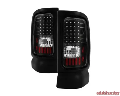Xtune LED Tail Lights With Black Lens Dodge Ram 1500 | 2500 | 3500 1994-2002 - ALT-ON-DRAM94-LED-BK