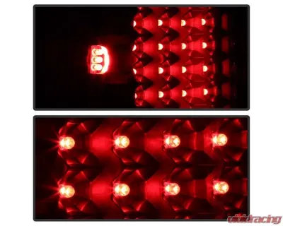 Xtune LED Tail Lights With Black Lens Dodge Ram 1500 | 2500 | 3500 1994-2002 - ALT-ON-DRAM94-LED-BK