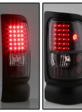 Xtune LED Tail Lights With Black Lens Dodge Ram 1500 | 2500 | 3500 1994-2002                                     - ALT-ON-DRAM94-LED-BK - Image 9