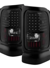 Xtune LED Tail Lights With Black Smoke Lens Dodge Ram 1500 | 2500 | 3500 1994-2002                                     - ALT-ON-DRAM94-LED-BSM - Image 4