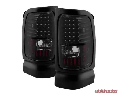 Xtune LED Tail Lights With Black Smoke Lens Dodge Ram 1500 | 2500 | 3500 1994-2002 - ALT-ON-DRAM94-LED-BSM