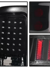 Xtune LED Tail Lights With Black Smoke Lens Dodge Ram 1500 | 2500 | 3500 1994-2002                                     - ALT-ON-DRAM94-LED-BSM - Image 2