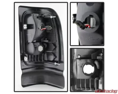 Xtune LED Tail Lights With Black Smoke Lens Dodge Ram 1500 | 2500 | 3500 1994-2002 - ALT-ON-DRAM94-LED-BSM