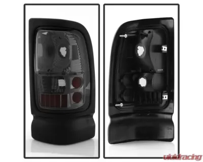 Xtune Euro Style Tail Lights With Smoke Lens Dodge Ram 1500 | 2500 | 3500 1994-2001 - ALT-ON-DRAM94-SM