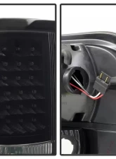 Xtune LED Tail Lights With Black Lens Ford F150 Styleside 2004-2008                                     - ALT-ON-FF15004-LED-BK - Image 3