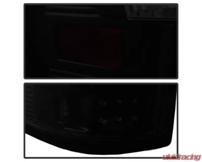 Xtune LED Tail Lights With Black Smoke Lens Ford F150 2004-2008 - ALT-ON-FF15004-LED-BSM