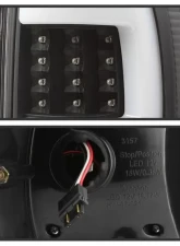 Xtune Version 3 Light Bar LED Tail Lights With Black Lens Ford F150 2004-2008                                     - ALT-ON-FF15004G3LB-LBLED-BK - Image 3